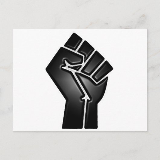 ブラックの拳 ポストカード (正面)