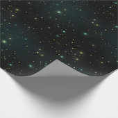 ブラックの星 ラッピングペーパー (角)