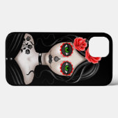 ブラックの死んだ少女の悲しい日 Case-Mate iPhoneケース (裏面 (横))