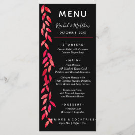 ブラックの水色ホットピ葉ックの結婚 メニュー