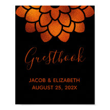 ブラックの看板に現れるドラマチック結婚な銅花