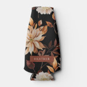 ブラックの秋の花瓶用クーラー ボトルクーラー (正面)