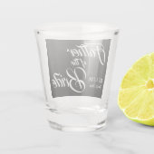 ブラックの花嫁の白い台本の父 ショットグラス (裏面)