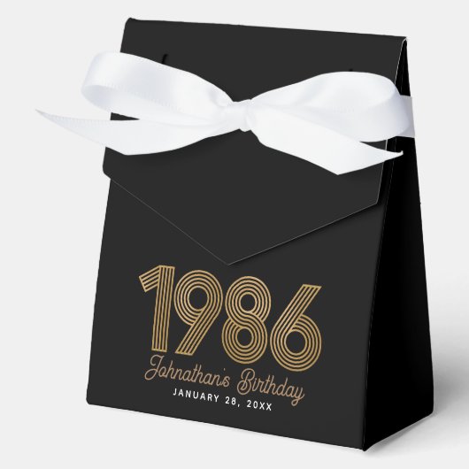 ブラックの贋金 1986年 40歳の誕生日 フェイバーボックス (正面)