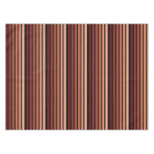 ブラックの赤ストライプ色の色合い テーブルクロス (正面(横))