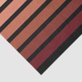 ブラックの赤ストライプ色の色合い 薄葉紙 (詳細)