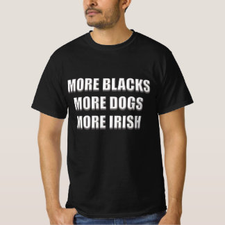 ブラックの追加、犬の追加、アイルランドのグラフィックTシャツ Tシャツ