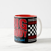 ブラックのBig Daddy 名入れ ツートーンマグカップ (正面右)