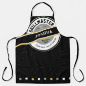 ブラックのDad Grill master エプロン (正面)