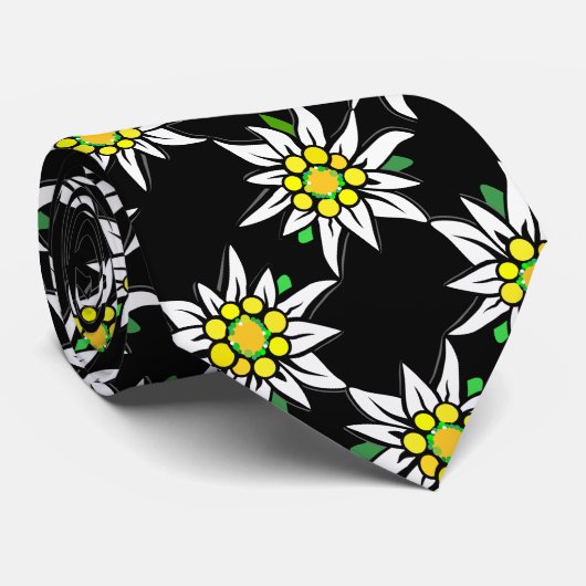 ブラックのEdelweibs、バイエルファンのために ネクタイ (ロール)