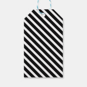 ブラックはっきりしたスクリプ結婚トの感謝ギフトラベル ギフトタグ (裏面)