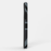 ブラックはっきりした・ユニオン・ジャック Case-Mate iPhoneケース (裏面/右)