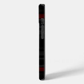 ブラックはっきりした・レッド・男らしグラフィック Case-Mate iPhoneケース (裏面 / 左)