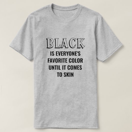 ブラックは皆お気に入りののカラーTシャツ Tシャツ (デザイン正面)