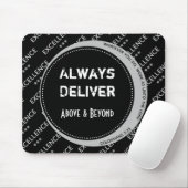 ブラックやる気を起こさせるグレイカスタム常時配信 マウスパッド (マウス)