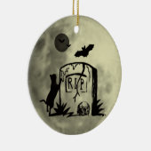 ブラックよくはしゃぐキャットオーナメント セラミックオーナメント (右)