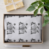 ブラックよくはしゃぐキャットティッシュペーパー 薄葉紙 (ギフト)