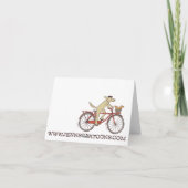 ブラックよくはしゃぐラブラドールリトリーバ |かわいい黒犬 カード (裏面)