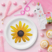 ブラックアイスーザンディナープレート ペーパープレート (パーティー)