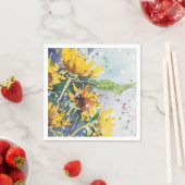 ブラックアイスーザンパーティーナプキンス スタンダードカクテルナプキン (インサイチュ)