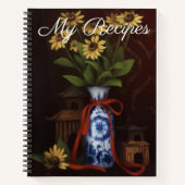 ブラックアイズサンズウィズブルー中国空白のレシピ ノートブック (正面)