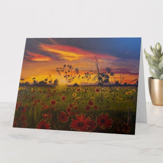 ブラックアイドスサンズ、オリジナルバイゲイリー・ポーリング カード (小さな植物)