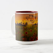 ブラックアイドスサンズ、オリジナルバイゲイリー・ポーリング ツートーンマグカップ (正面左)