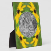 ブラックアイドスーザンデイジー独自の写真を作成 フォトプラーク (側面)