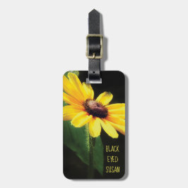 ブラックアイドスーザンファインアート写真 ラゲッジタグ