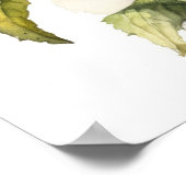 ブラックアイドスーザンフラワーアートプリントポスター ポスター (角)