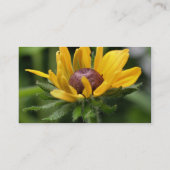 ブラックアイドスーザンフラワー 名刺 (裏面)