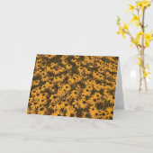 ブラックアイドスーザンワイルドフラワーズデイジーガーデンイエロー カード (黄色い花)