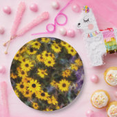 ブラックアイドスーザン ペーパープレート (パーティー)