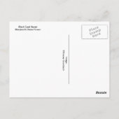 ブラックアイドスーザン ポストカード (裏面)