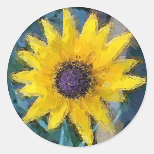 ブラックアイドスーザン ラウンドシール (正面)