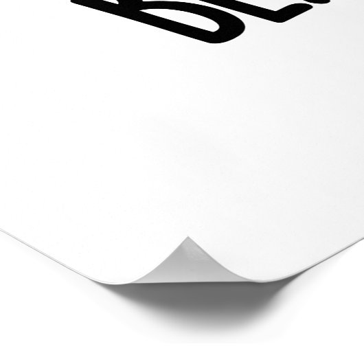 ブラックアイピーおもしろいベギプン ポスター (角)