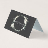 ブラックアイボリーホワイトフローラバンチ結婚ズ座席表 (裏面)