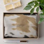 ブラックアイボリー金ゴールドウエスタンコウィド 薄葉紙 (ギフト)