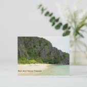 ブラックアイランドパラワンフィリピン ポストカード (スタンド正面)