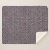 ブラックアイリスのアンティークタペストリー シェルパブランケット (正面(横))