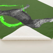 ブラックアイリッシュウルフハウンドグリーンハート シェルパブランケット (3/4)