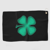 ブラックアイリッシュゴルフタオル ゴルフタオル (横)