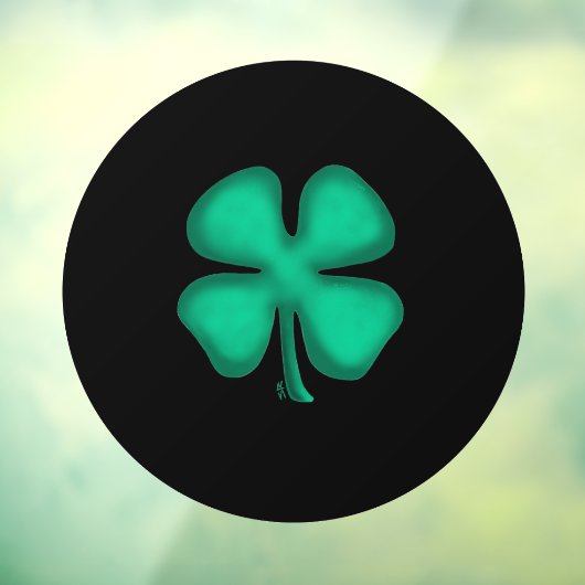 ブラックアイリッシュサークルウィンドウがフロントスティックを引っ張る ウィンドウサイン (シート3)