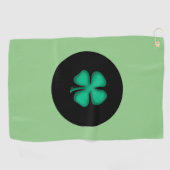 ブラックアイリッシュサークルゴルフタオル ゴルフタオル (横)