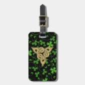 ブラックアイリッシュ結び糸細工カスタマイズ-  ラゲッジタグ (正面縦)