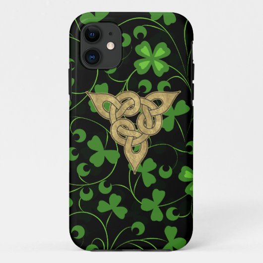 ブラックアイリッシュ結び糸細工 Case-Mate iPhoneケース (裏面)