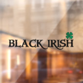 ブラックアイリッシュwクローバーの窓はフロントスティックを取り付ける ウィンドウサイン (シート2)