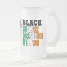 ブラックアイルランドの飲みチーム フロストグラスビールジョッキ