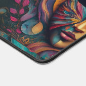 ブラックアイ顔マスク デスクマット (コーナー)