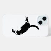 ブラックアウトキャット Case-Mate iPhoneケース (裏面 (横))